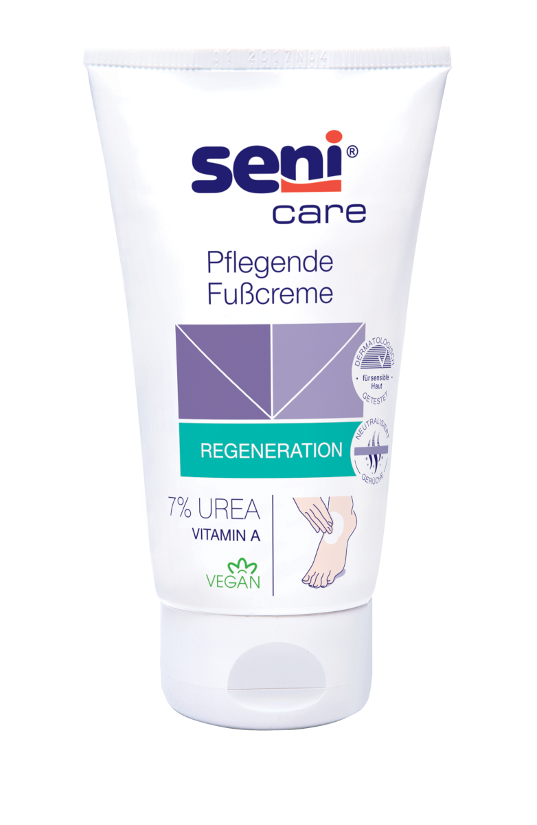 Seni Care pflegende Fußcreme mit 7% UREA, 100 ml