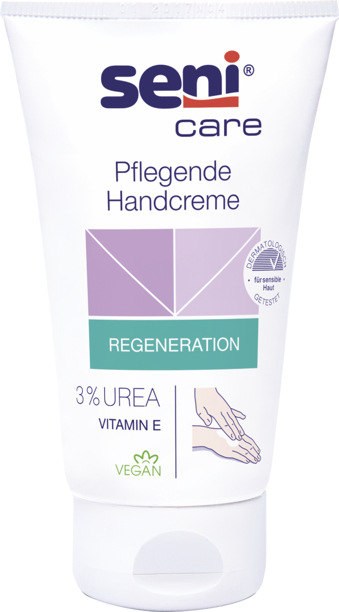 Seni Care pflegende Handcreme mit 3% UREA, 100 ml