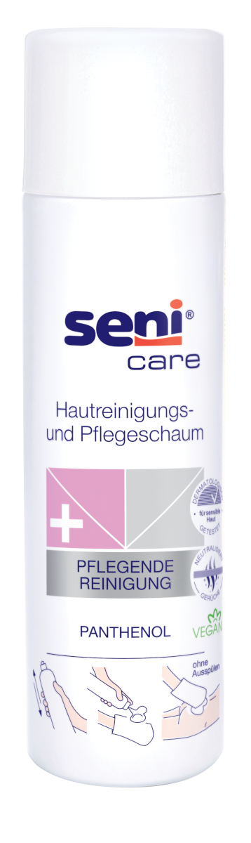 Seni Care Hautreinigungs- und Pflegeschaum, 500 ml